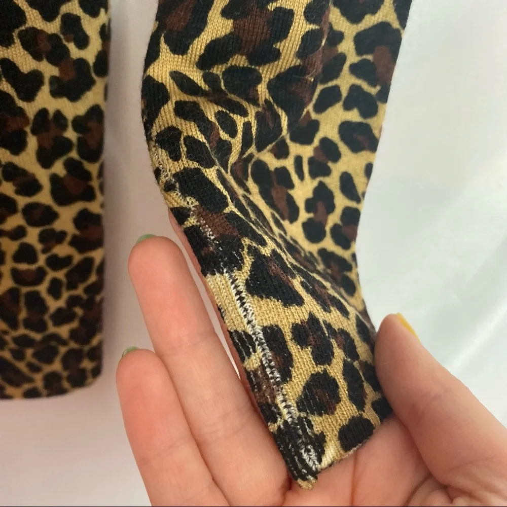 J. Crew Leopard Print Tippi Sweater, size Small